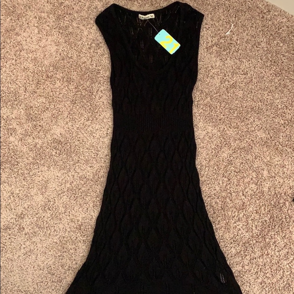 Black Knit Dress